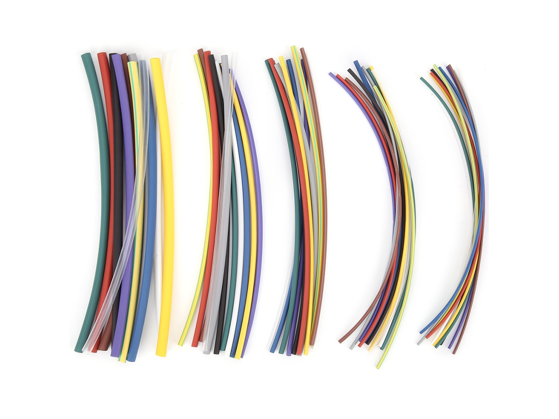 Kit De 55 Tuberías Termorretráctiles Tubo Termorretráctil Para Cable Envoltura De Alambre Mangas Retráctiles Tubo Shrinkable