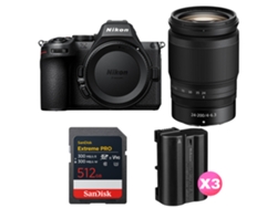 Nikon Z5 Ii + 24-200mm F/4-6.3 Vr + 1 Sandisk 512gb Extreme Pro Uhs-ii Sdxc + 3 Nikon En-el15c + Ebook “20 Consejos Para Fotos Que Impactan”