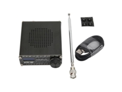 HURRISE Receptor de Radio de Todas las Bandas AM FM Radio de Ondas Cortas Receptor de Radio Multifuncional de Todas las Bandas con Altavoz