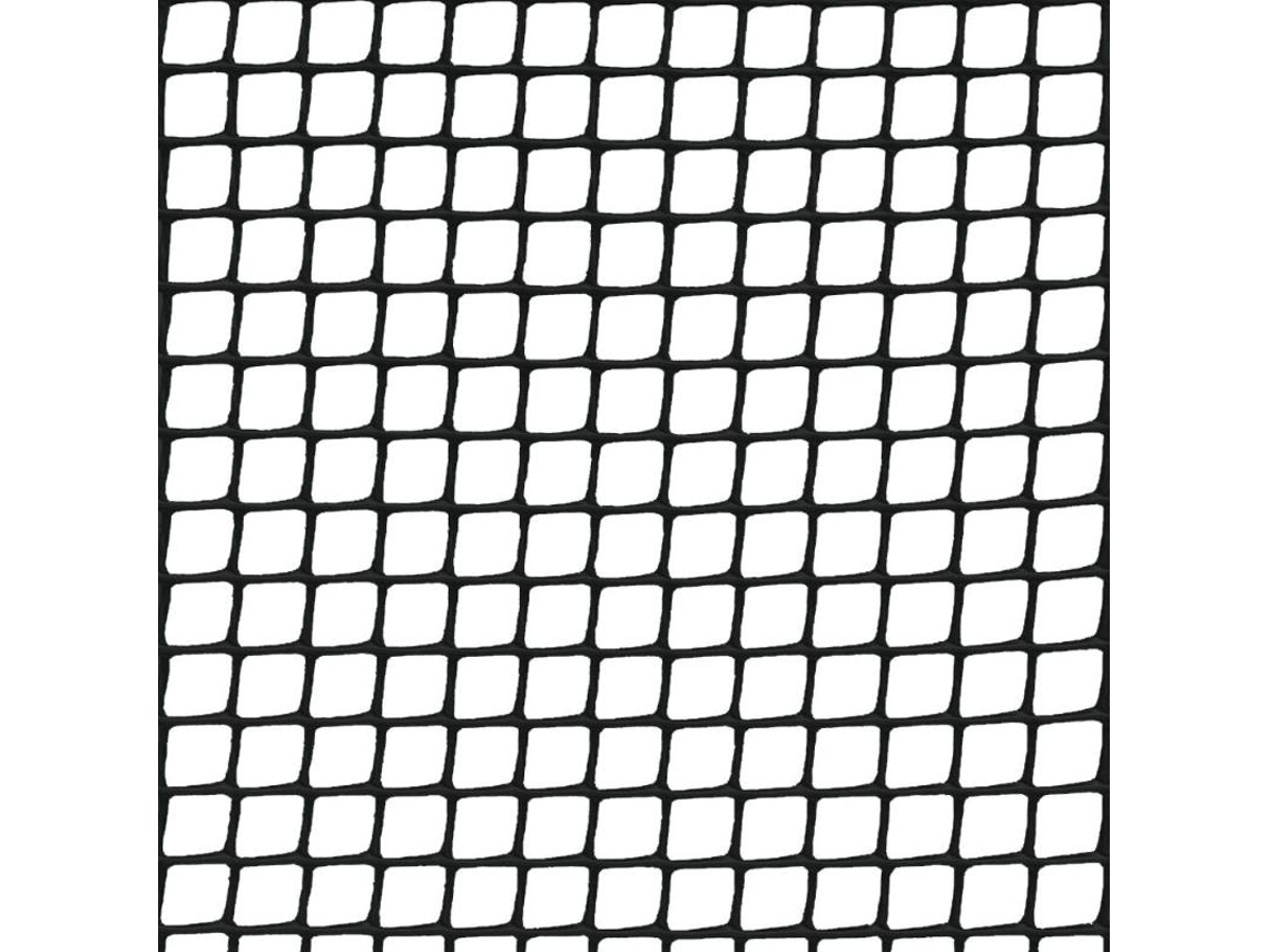 Malla plastico c-112 1mt negra cuadranet premiun r/25m.