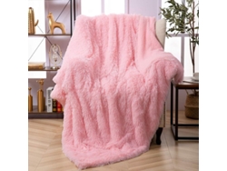 Manta De Piel Sintética Supersuave, Ligera Y Cómoda Para Sofá, Cama Y Silla.