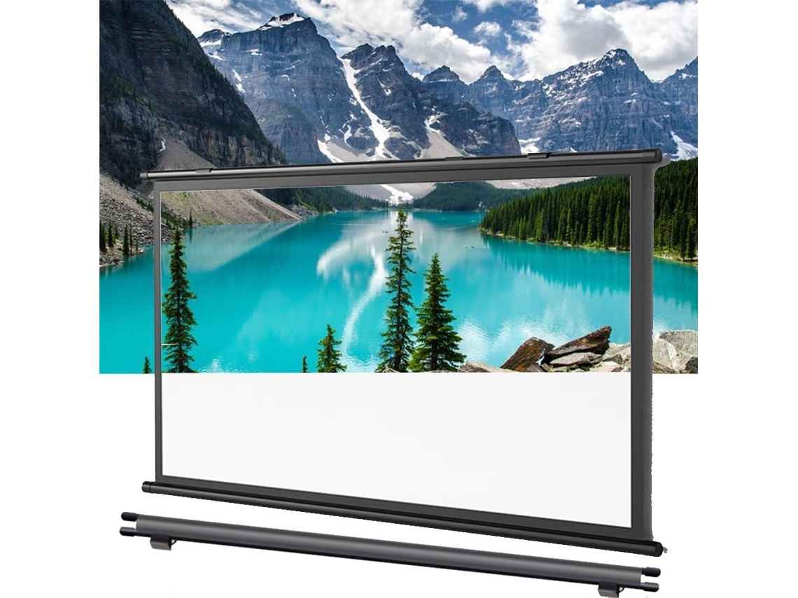 Pantalla De Proyección Para Cine En Casa De 30", 40", 50", 60", 72", Plegable Manualmente, Para Exteriores,