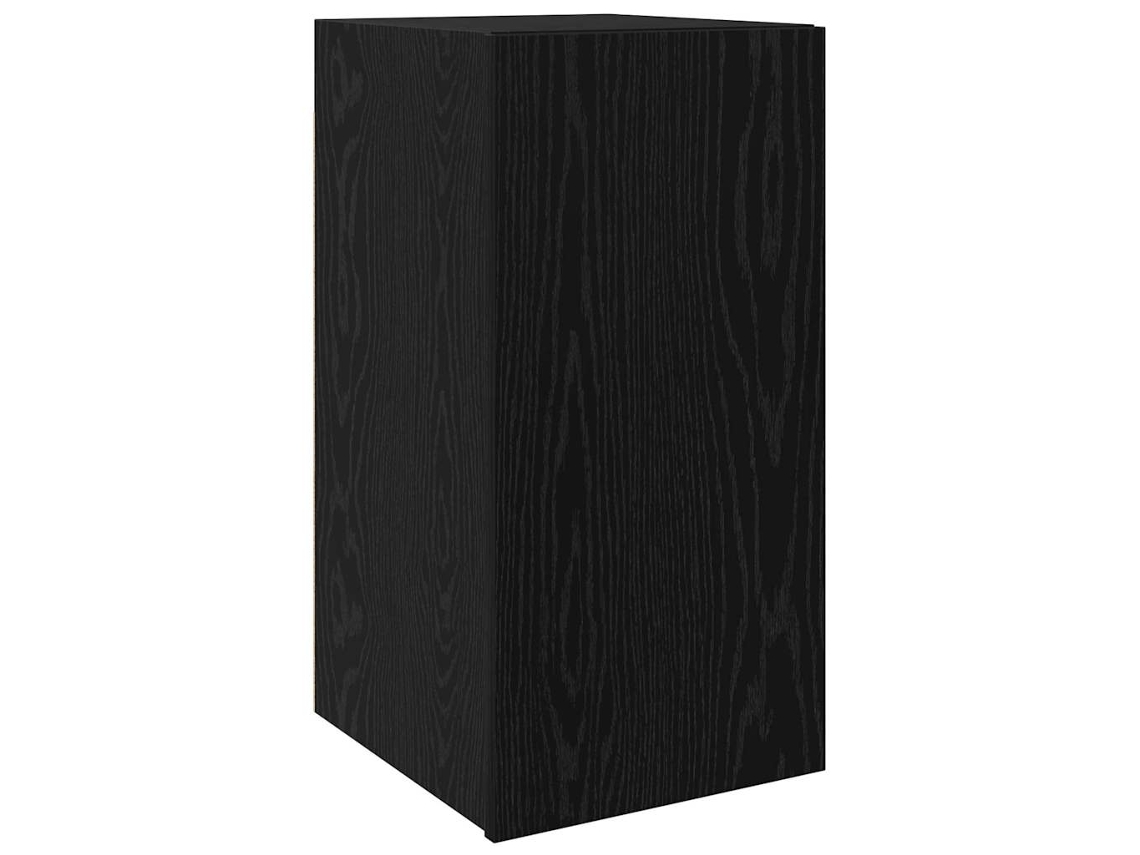 Mueble para TV | Mueble para TV | Mueble para TV de pared, roble negro, 30,5 x 30 x 60 cm