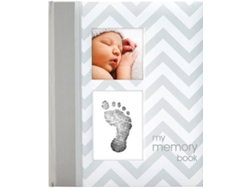 Álbum de Fotos PEARHEAD Chevron Babybook Gris