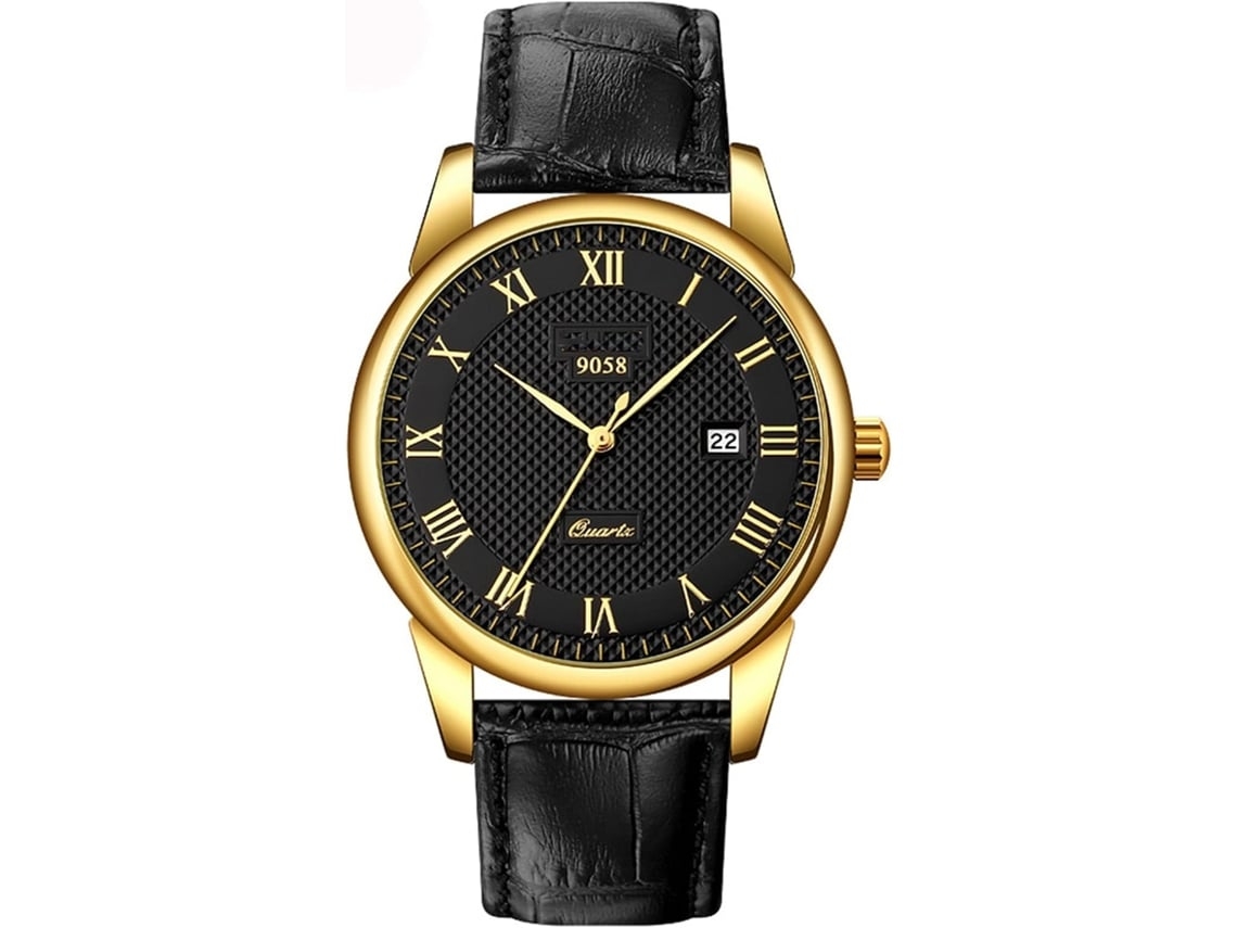 Reloj Mecánico Automático En Piel Con Calendario Esqueletoyuysan