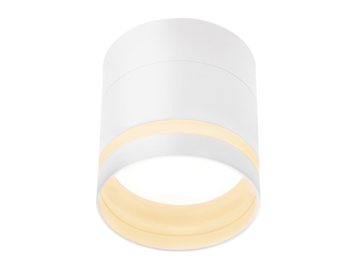 Nettlife Plafón Foco Led De Superficie Blanco 5w 3000k, Foco De Techo Acrílico Gx53 Warm White