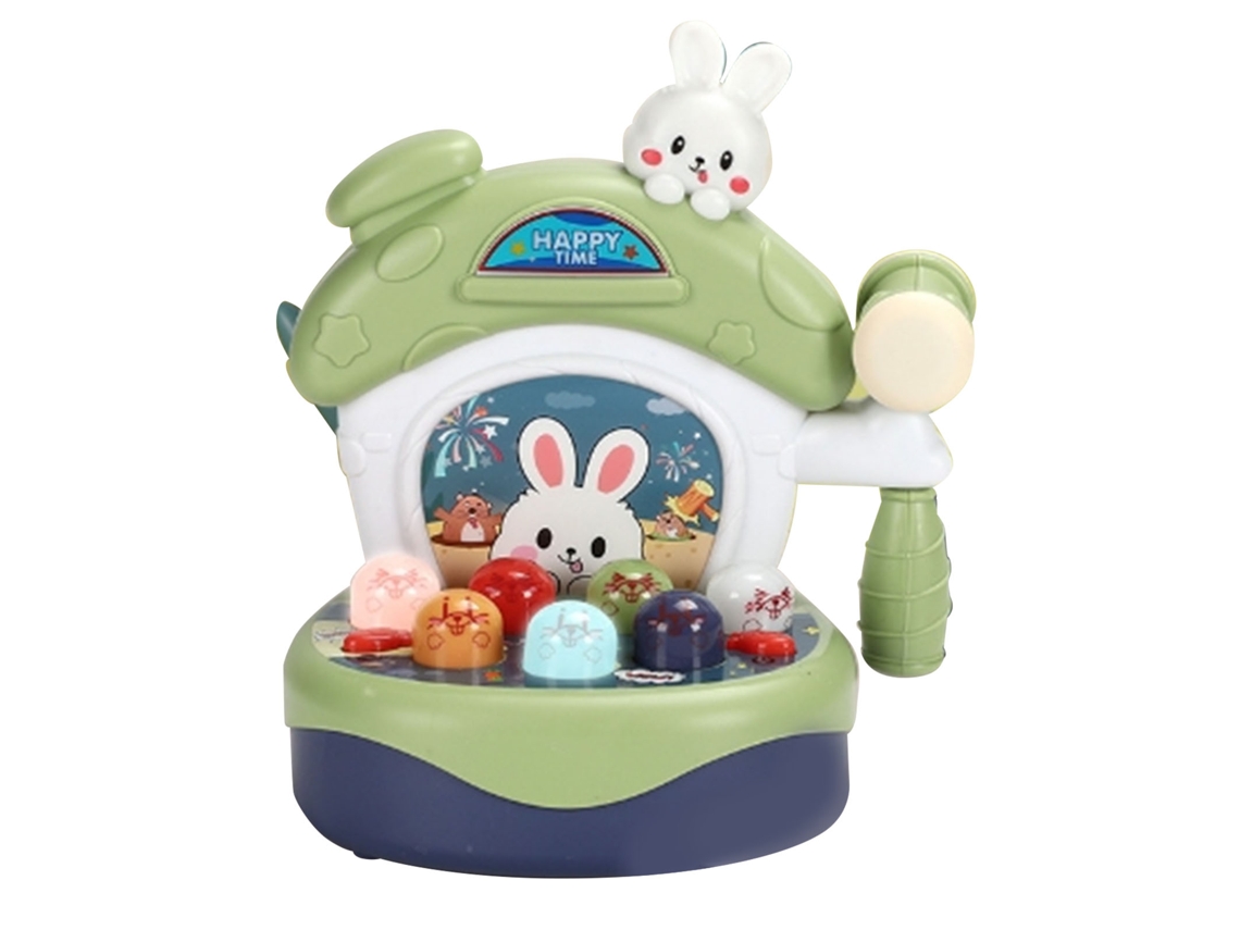 Juego Educativo Interactivo Whack Toy, Coordinación Mano-ojo, Conejo Verde