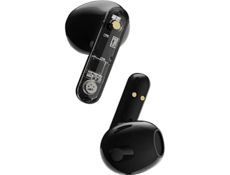 Auriculares Bluetooth True Wireless STREETZ T150 (In Ear - Micrófono - Negro)