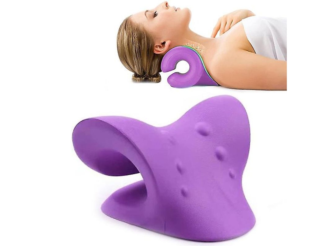 Fasst-almohada De Relajación Para Cuello Y Hombros Con Soporte Elástico Y Tracción Bidireccional