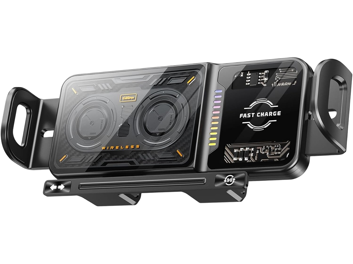 Cargador De Coche Con Pinza – Soporte Giratorio Para Cable De Teléfono De 20 W