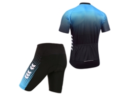 Conjunto de ropa de ciclismo de verano para hombre: maillot y culotte con almohadilla de gel 5D, de secado rápido y transpirable.