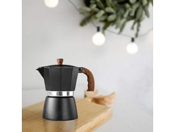 Cafetera Italiana 150-300 Ml en Aluminio Cafetera Moka Italiana Cafetera Práctica con Colador para Todos 587