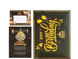 Tarjeta de cumpleaños musical con luces LED, ideal para maridos y ocasiones especiales, para hombres y madres.