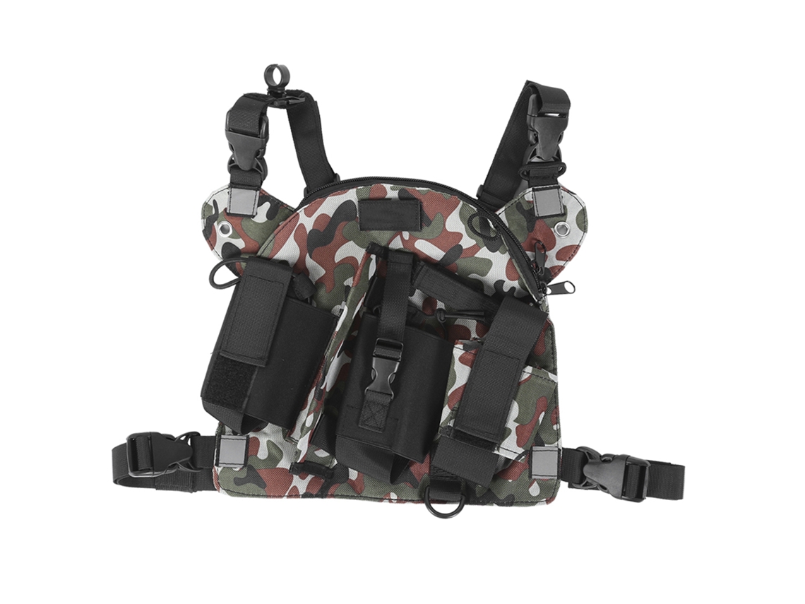 Mochila de pecho para transportar y guardar walkie-talkies