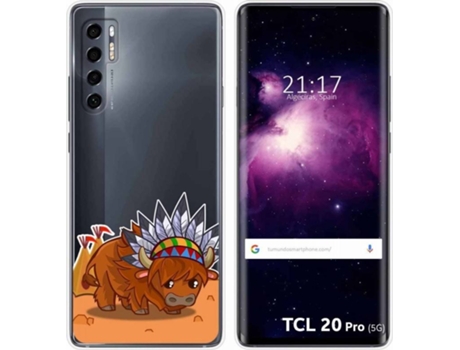 Carcasa TCL 20 Pro 5G TUMUNDOSMARTPHONE Bufalo Multicolor