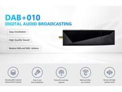 Sintonizador De Antena Dab+ Box Radio Fm Digital Transmisión Usb Para Coche Android 5.1+ (solo Países Con Señal Dab)
