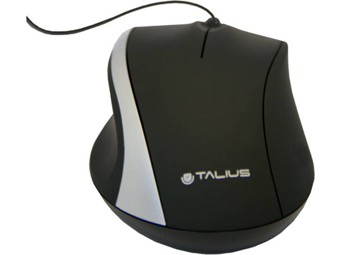 Ratón TALIUS Tal-491-S (Óptico - 800 dpi - Negro)