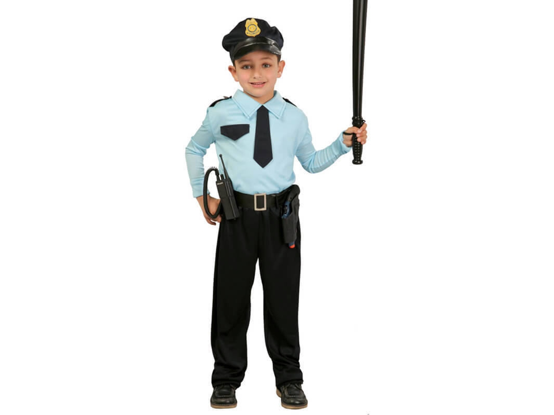 Disfraz de Niño DISFRAZZES Policía Azul (Talla: 5 a 6 años)