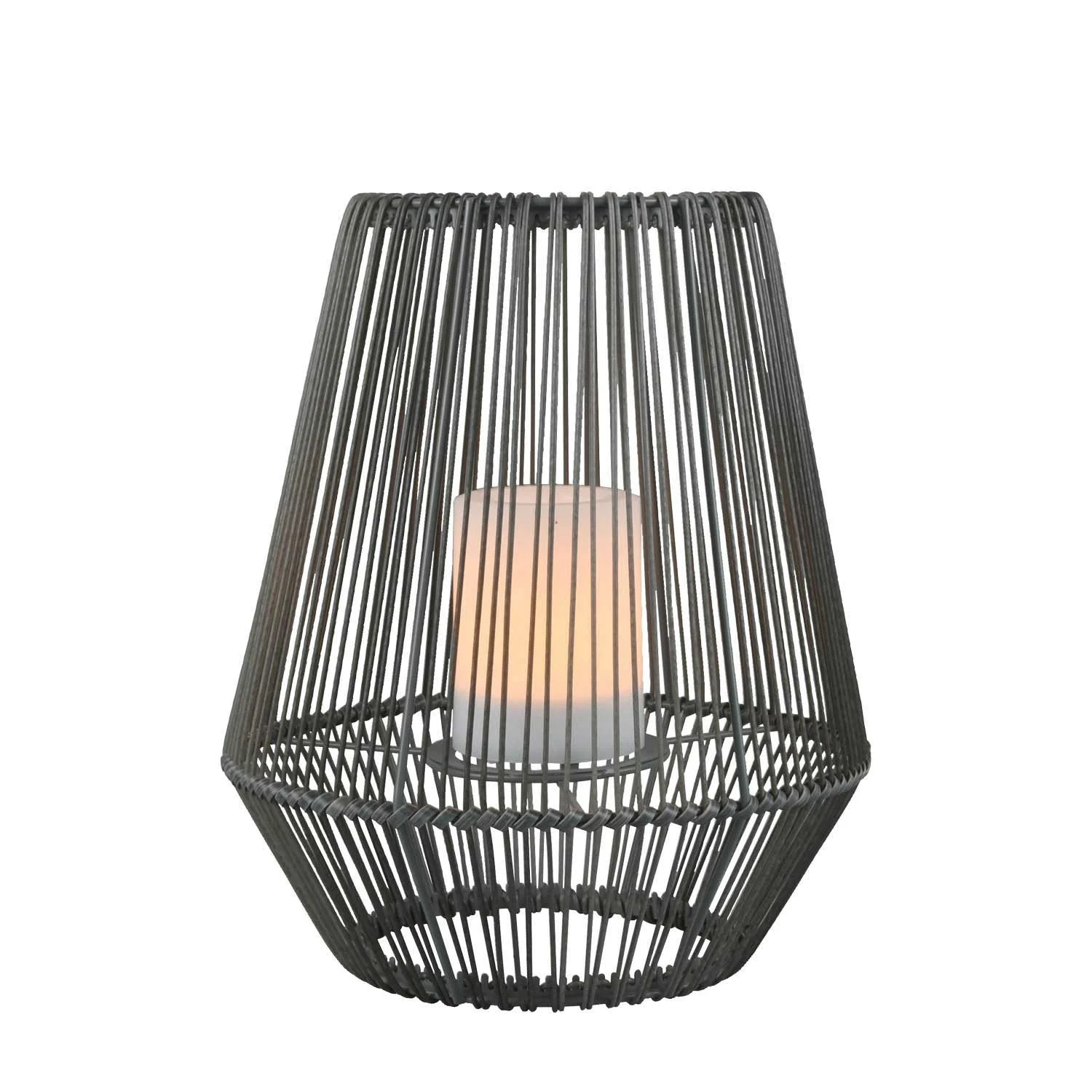 LÚZETE Farol Exterior Smd Led 2 W Solar 30 Cm Black River