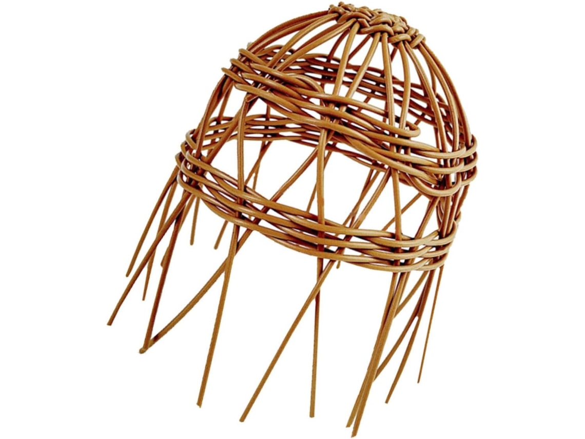 Lámpara De Araña Colgante De Imitación De Ratán Tejido Para Decoración De Interiores