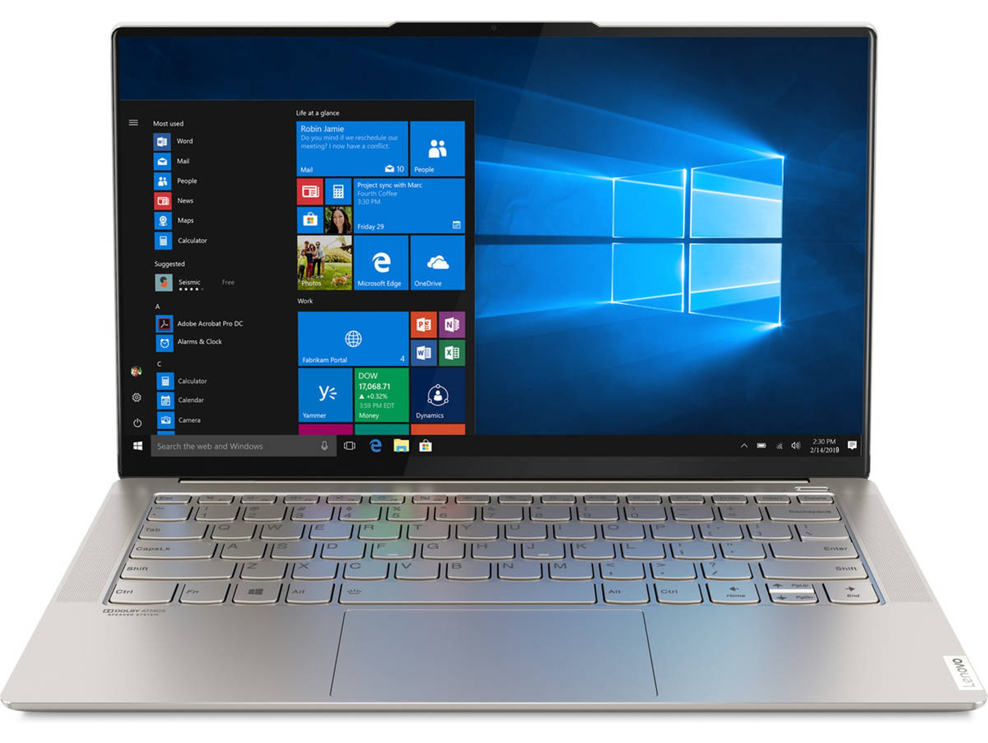 Portátil LENOVO Yoga S940-14IIL (14'' - Intel Core i7-1065G7 - RAM: 16 GB - 1 TB SSD - Intel Iris Plus Graphics)