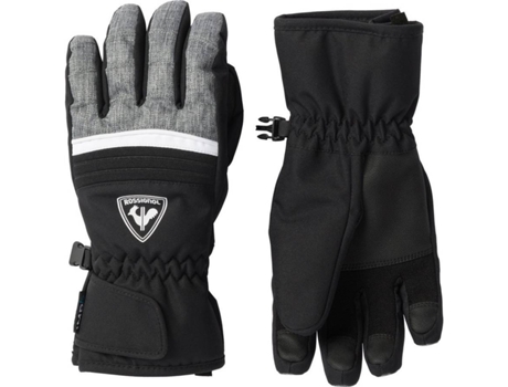 Guantes para Hombre ROSSIGNOL Tech Impr Negro para Esquí (12 Años)