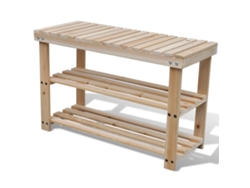 Zapatero VIDAXL Marrón Madera (70 x 29 x 45)