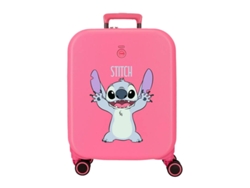 Maleta de cabina / Trolley 55cm 4r Enso Stitch Fucsia Divertido