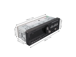 Autorradio Con Bluetooth 4.0, Doble Puerto Usb, Radio Fm De 87,5 A 108 Mhz, Compatible Con Mp3, Flac Y Ape, Grabadora Y Tarjeta De Memoria De 32 Gb.