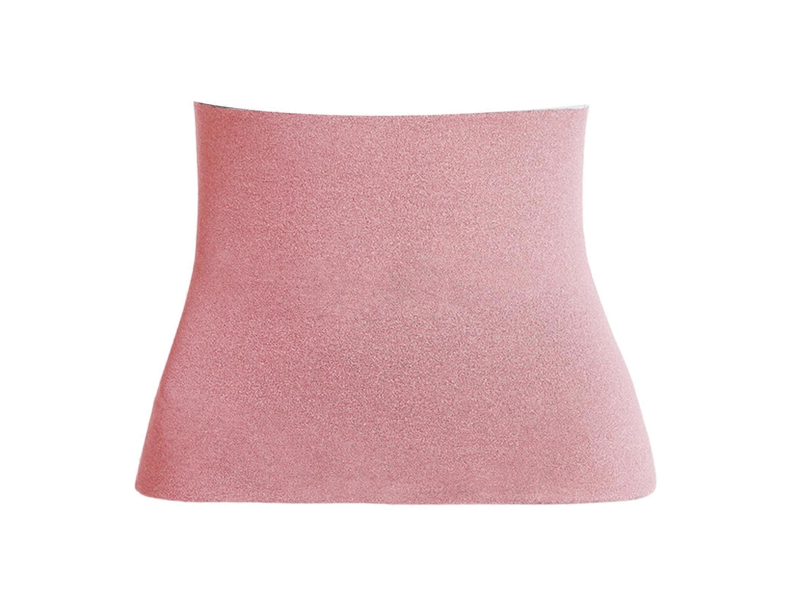 Cinturón lumbar autocalentable con estampado de absenta, cinturón lumbar, cinturón térmico elástico rosa talla XLrosa Chennnls