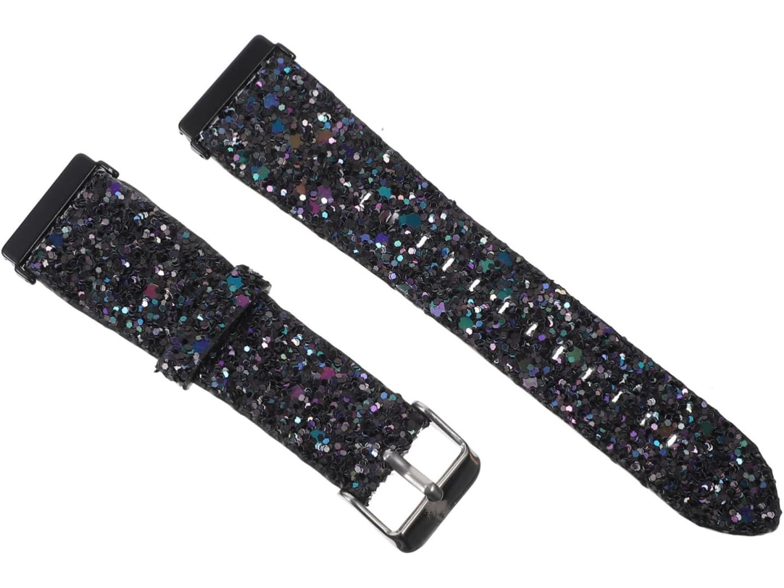 Conjunto De 2 Pulseiras De Relógio Com Lantejoulas, Resistentes E Confortáveis, Para Todas As Ocasiões.