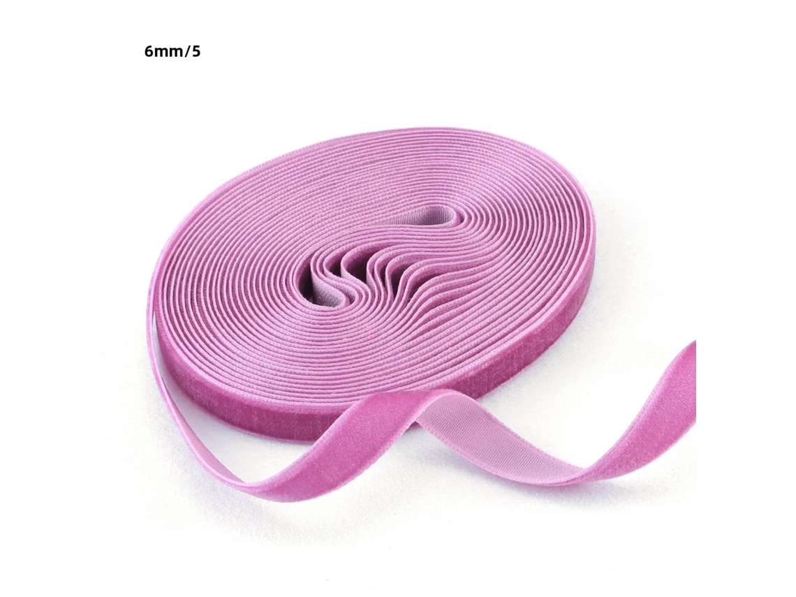 Cinta De Terciopelo Navideña De 5 Yardas (morada, 20 Mm) - Cinta Vintage - Adecuada Para Embalajes De Bodas Y Navidad