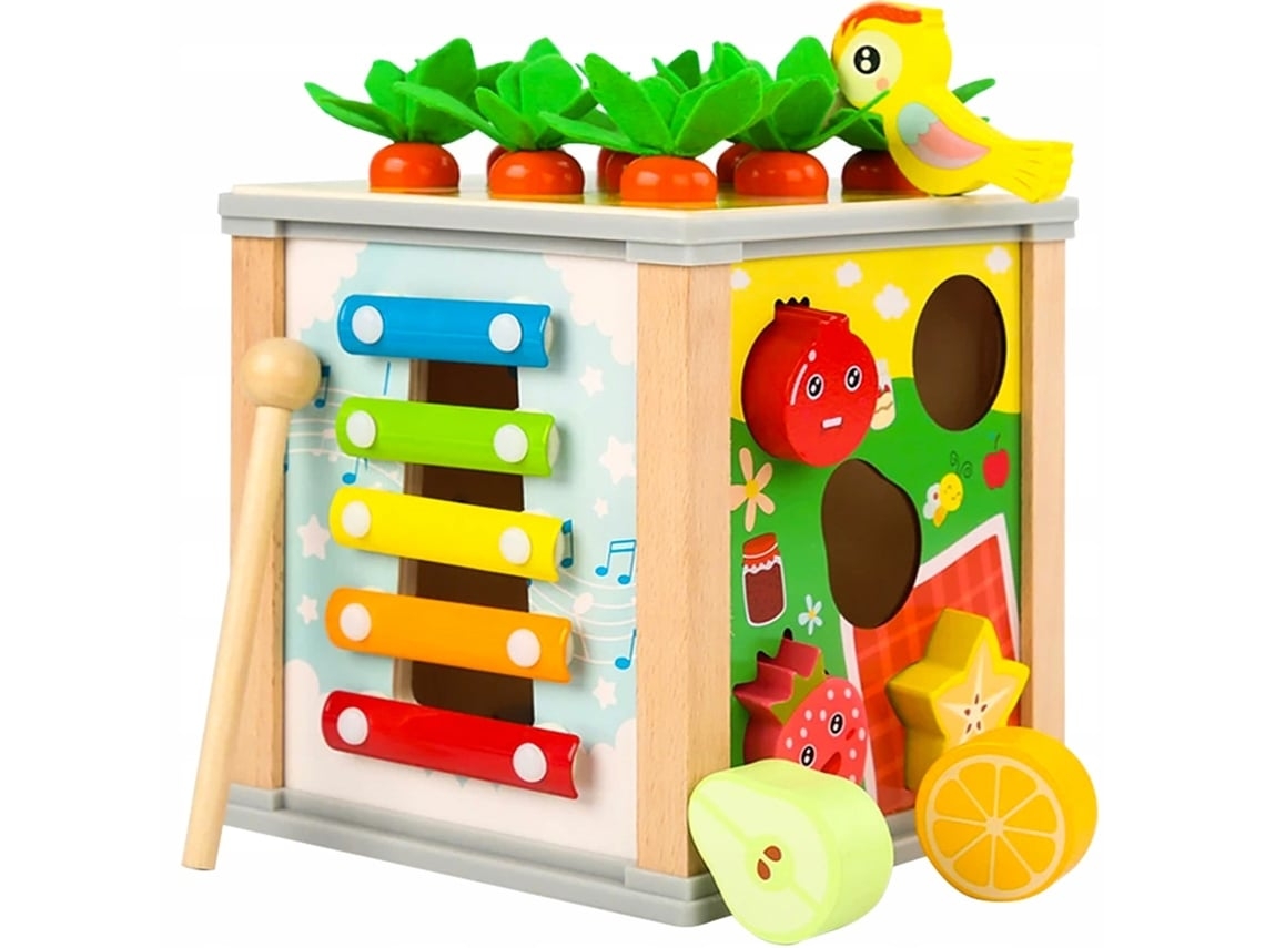 Cubo De Madera Para Niños*