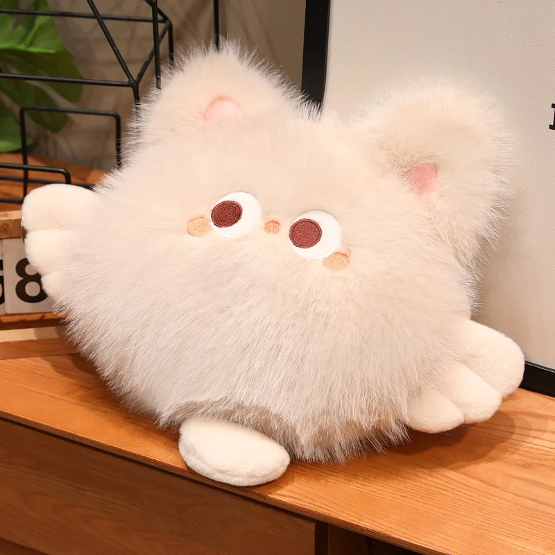 (marrón Claro, 40 Cm) Almohada Para Adulto, Cojín, Cojín De Asiento, Cojín De Respaldo, Gato Ángel