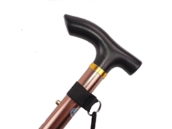 Bastón plegable unisex con soporte independiente, para personas mayores y adultos.