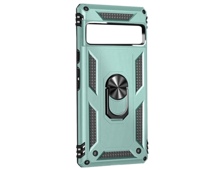 Carcasa para Google Pixel 7a Antigolpes Bimaterial Anillo Soporte Vídeo Verde AVIZAR
