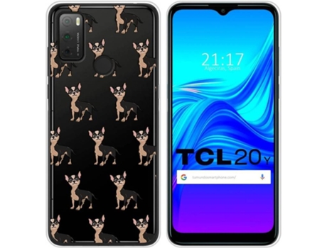 Carcasa TCL 20Y TUMUNDOSMARTPHONE Dibujos Transparente Perros 11 Multicolor