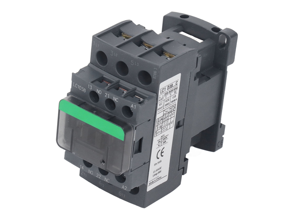2026dz-contacto Ac 38a 1no 1nc Conductividad Fuerte 380v Bobina 110v Para Control Industrial