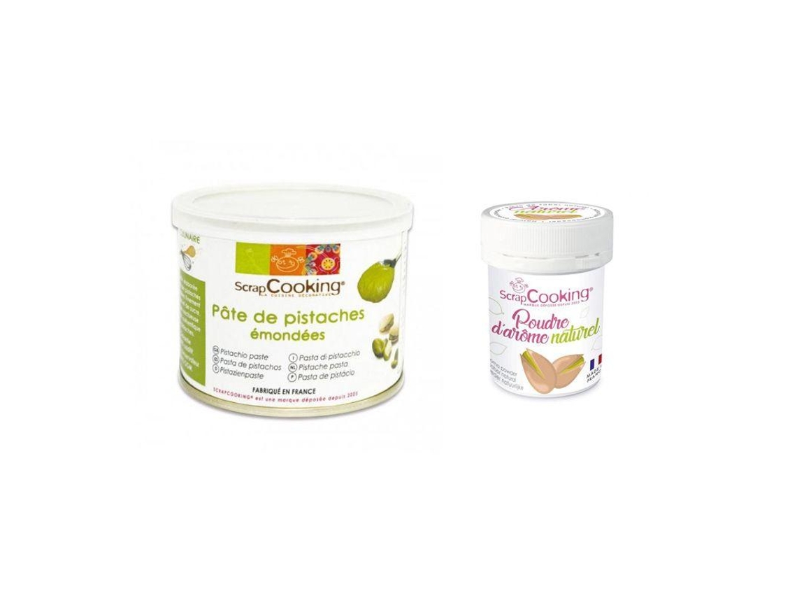 Pasta de pistacho 200 g + aroma natural de pistacho en polvo