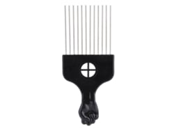 Pente De Cabelo Retro Em Liga Leve Portátil Com Dentes Largos Anti-corrosão Para Penteado Profissional E Casa