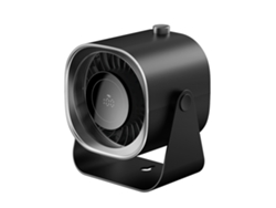 Ventilador Portátil De Escritorio Silencioso (negro) - 5000 Mah - Ángulo De Inclinación Ajustable A 220° - Pantalla Digital