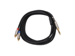 Cable De Micrófono (divisor Trs De 6,35 Mm 1/4" A 2rca)