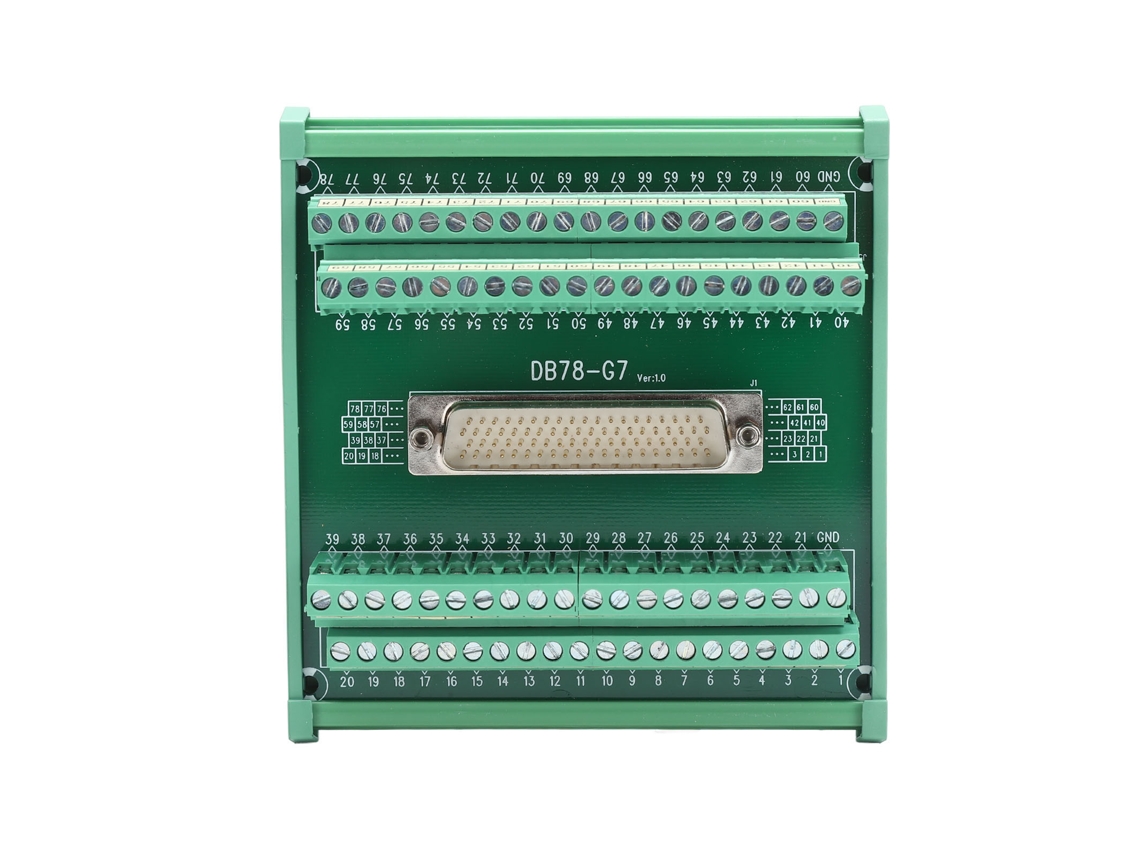 Módulo De Placa De Interfaz Macho Con Conector De Bloque De Terminales Dc 60v Db78-g7