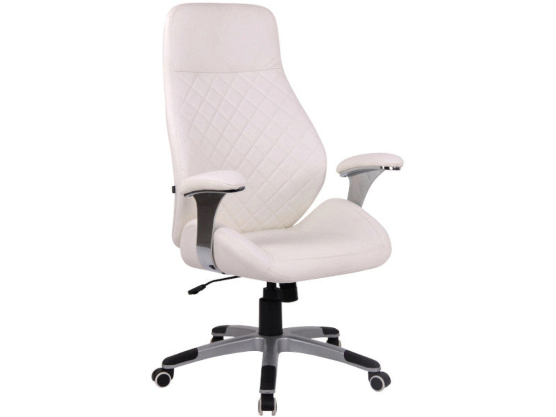 Silla de Escritorio DUDECOR (Acero - Blanco)