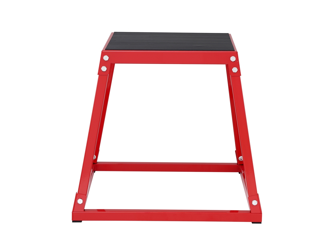 Cajón De Salto Pliométrico Succebuy De 18 Pulgadas Para Fitness, Rojo, Antideslizante