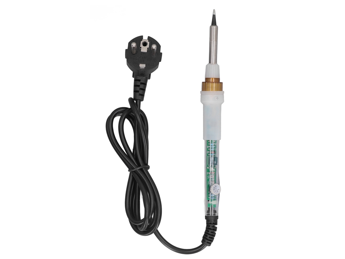 Herramienta de soldadura eléctrica de 60 W, calentamiento rápido de 200 a 450 °C, llave de soldadura para bricolaje y reparaciones.