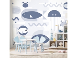 Papel de Pared ARTGEIST Geometric Fish - Second Variant (300x210)
