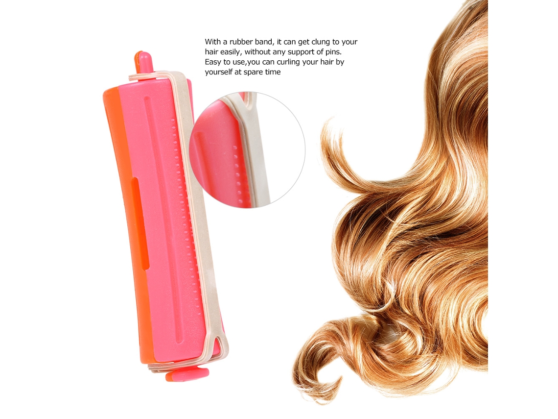 6 Varillas De Onda Fría Para Pelo Con Bandas De Goma, Rodillos De Peinado Para Permacurl Y Estilismo Diy Para Mujeres