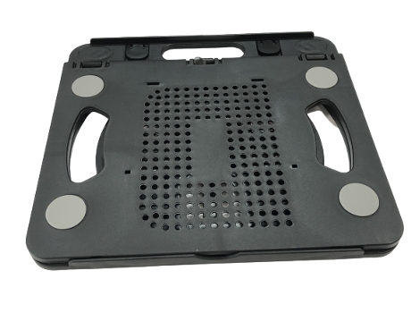 Disipación de calor plegable portátil Soporte giratorio para computadora portátil de 360 grados Negro