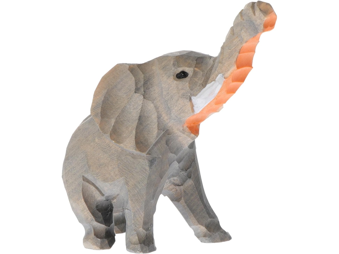 Adorno de elefante, madera de tilo, escultura decorativa, decoración de interiores, oficinas, hogares, GOKOCO